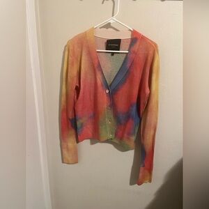 LE SUPERBE Multicolor Tie-Dye Women's Sweater